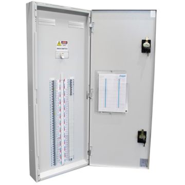 Panelboard W/160A M/Switch 60P Steel L/Grey IP30