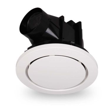 Ducted Exhaust Fan 240mm 30W Round White Fascia