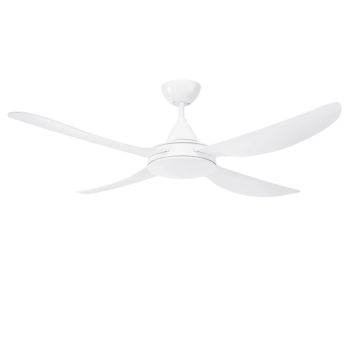 DC Ceiling Fan 48in 4 Blade ABS White