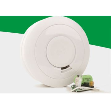 Smoke Alarm 115x45mm W/Audio&Radiolink PE 3VDC Batt