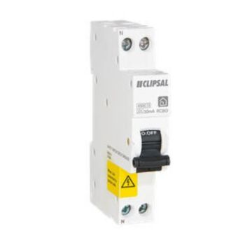 RCBO 240V 20A 4.5kA 1P 30mA DIN Rail IP20/40