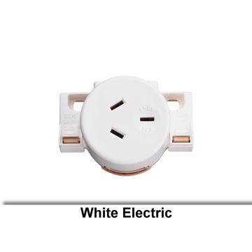 Socket Surface In-Line Quick Connect Single 10A 250V 3Pin