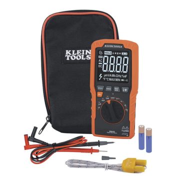 Slim Digital Multimeter RMS Auto-Ranging 600VAC/DC 10A