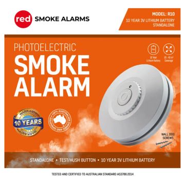 Stand Alone Smoke Alarm 10 Year Lithium Battery