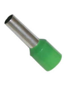 Bootlace Ferrule Insulated Copper 6mm 3.9x12mm Pin Green