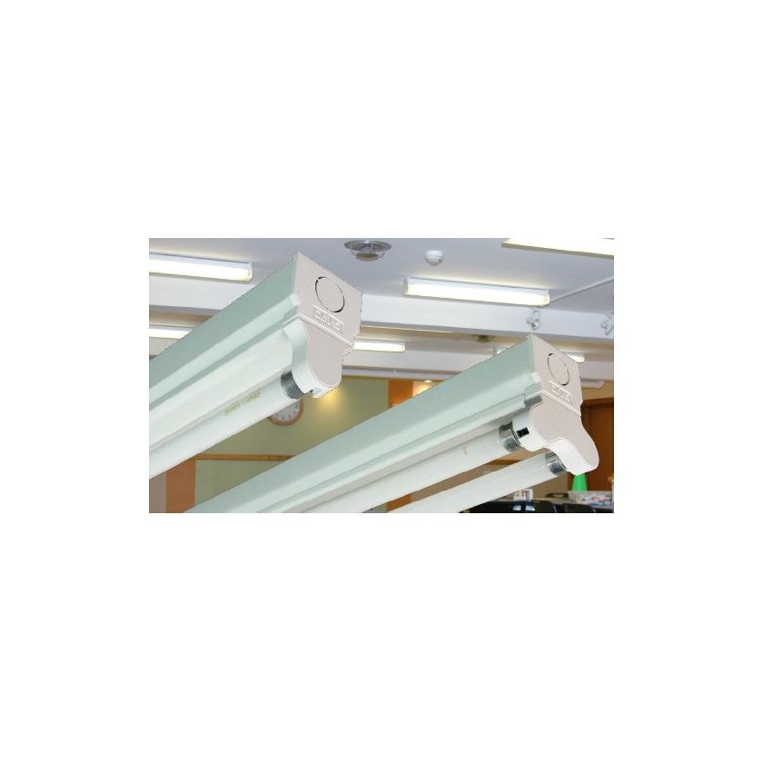 Fluoro Batten Bare Tube 1x36W Fluoro 4K Steel Wht MM Electrical Merchandising