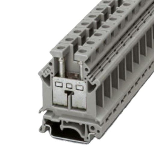 Rail Terminal Block Screwed 2 Wire 2.5-25mm Grey PA - MM