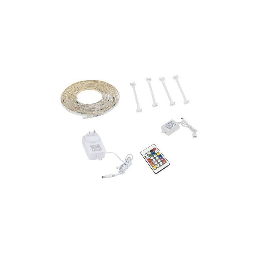 vertrekken schakelaar geur LED Strip Kit 12V 6W 1740lm RGB 5m - MM Electrical Merchandising