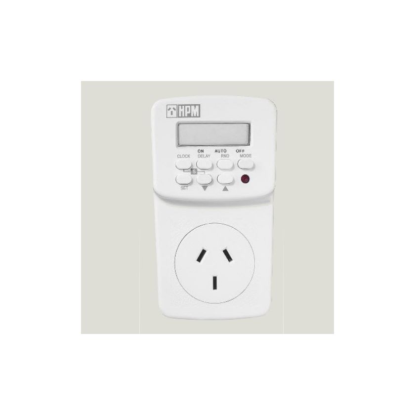 HPM 24 Hour Analogue Easy Set Security Timer