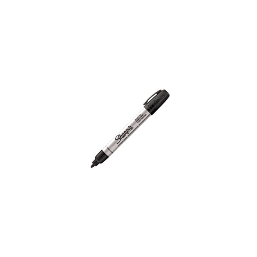Bullet Tip Metal Marking Pen 1.5mm Tip Black - MM Electrical Merchandising
