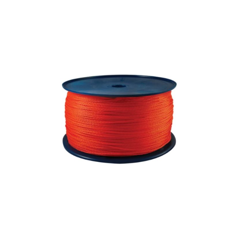 Cable Pull Rope Mono Braid 3mmxx1000m Polypropylene Orange - MM