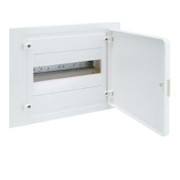 S/Board Enclosure Flush 12Module 1Row Opaque Door IP40