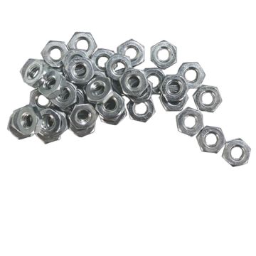 Alco Hex Nut 3/16in Steel Zinc Plated 200 Pack