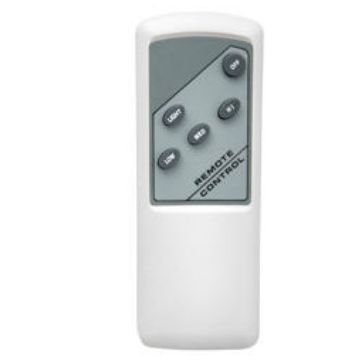 Brilliant Lighting Fan Remote Control For For Ceiling Fans W/Wall Bracket and Batteries