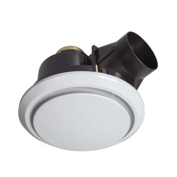 Ceiling Exhaust Fan Round 270mm 240V White 270cu-m/hr