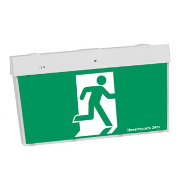 Emergency Exit Sign Surface Single or Double Sided 24m
