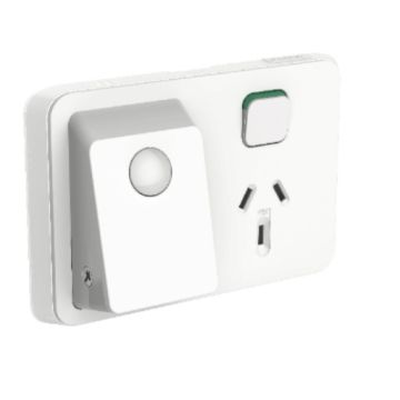 Night Walk Sensor Light Flush Mount 1G 10A Horiz