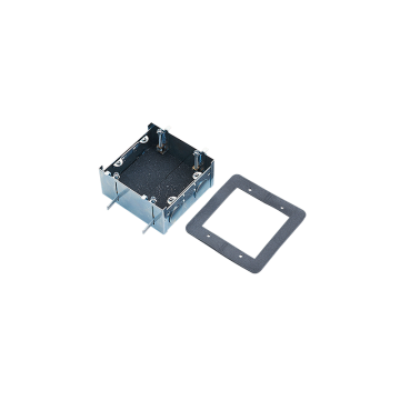 Clipsal Wall Box Steel Standard Square 2 Gang 97x47mm Fire Rated