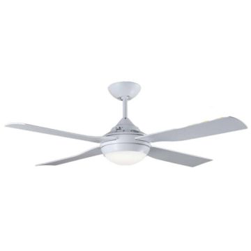 Ceiling Fan 4Blade 1220mm 3Spd Wall ABS White