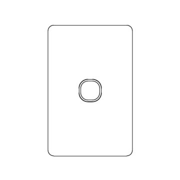 Switch Std 1G 10AX 250V Vert