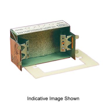 HPM Wall Box Steel Standard 1 Gang 57x101x51mm Fire Rated Plasterboard
