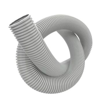 Flex Conduit Corrugated H/D 25mmX10M Hpflex PVC Grey