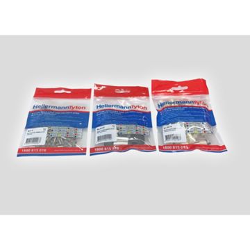 Hellermann Tyton Butt Splice Insulated Single Grip Blue 1.5-2.5mm 100/Pack