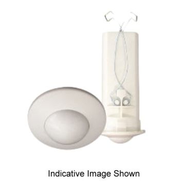 Presence Detector Programmable 360deg 8M 230V IP40 White
