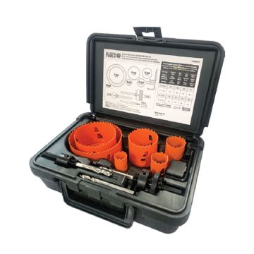 HOLE SAW ELECTRICIANS DOWNLIGHT KIT 8PC