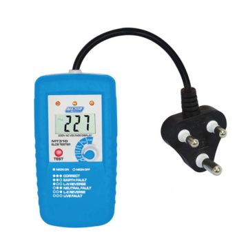 Major Tech Socket ELCB & Polarity Tester 150- 245VAC