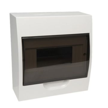 NHP 12 Pole Load Centre Enclosure Surface Mount 240-415 Volt 100 Amp ABS Transparent Door 