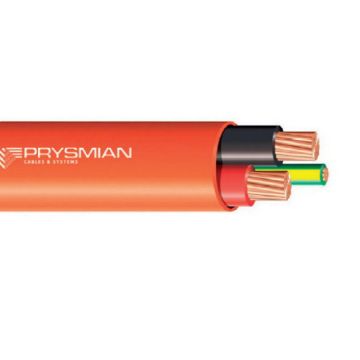 Circular Unarmoured 2C+E 1.5mm PVC/PVC Orange 450/750V