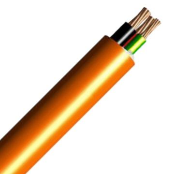 Circular Unarm 2C+E 2.5mm PVC/PVC Orange 0.6/1kV