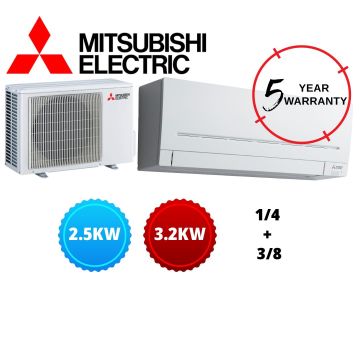 AP Ser A/C Split Inver Rev Cyc  C:2.5kW H:3.2kW R32 1/4+3/8