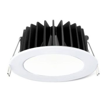 LED D/L RND Fixed Int Drv 10W 92mm SMD 3/4.2/5.7K Wht