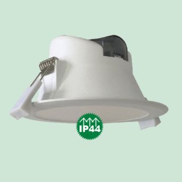 LED D/L RND Fixed Int Drv 9W 92mm C/O SMD 3/4/5.7K Wht