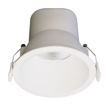 LED D/L 9W 3/4/5.7K 60deg 92mm C/O Wht IP44