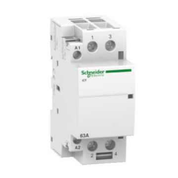 Schneider Contactor DIN 2 Pole AC3 63A 240V 2NO 2 Pole DIN Rail Mount