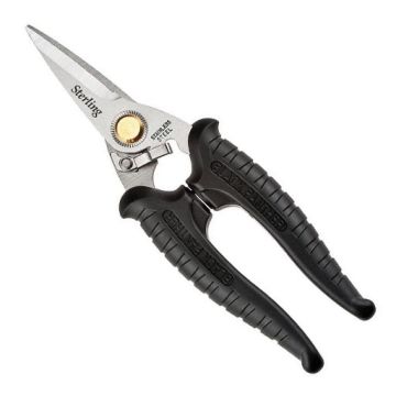 Industrial Snips 185mm Stainless Steel Black Handle