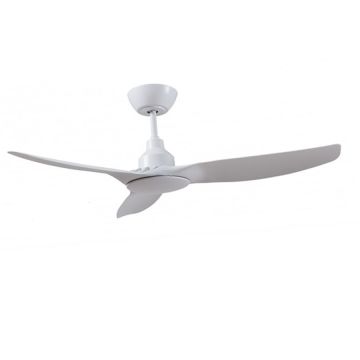 Ceiling Fan 1200mm 3Blades Glass Fibre Comp 3 Blade White