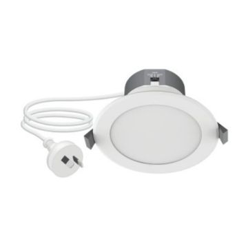 D/Light Rnd Fixed LED 7.5W 3/4/5K Wht