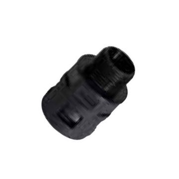 Thomas & Betts Conduit Adaptor Straight Corrugated-Threaded 16-PG11 Nylon PA66 Black