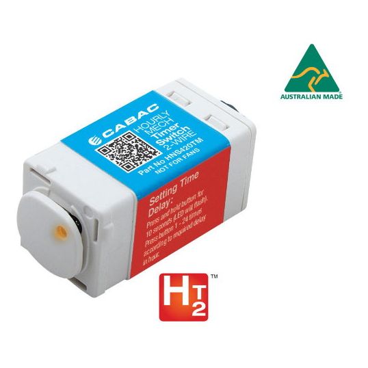 Cabac Timer Switch Mechanism Push Button Programmable Time Delay 1-24 ...