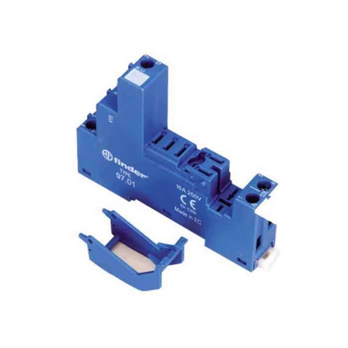 Relay Base 5Pin Flat DIN Rail MM Electrical Merchandising