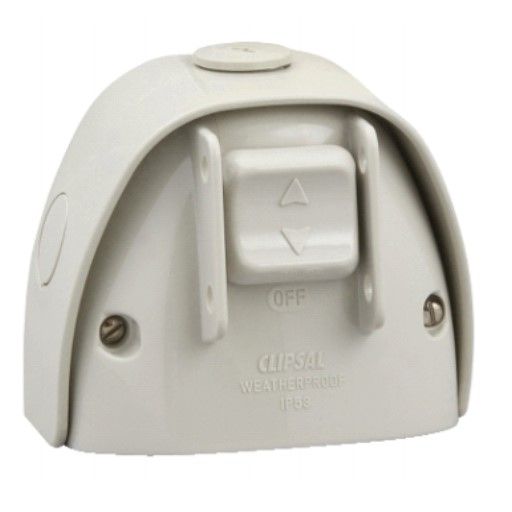 10A AMP Weatherproof IP53 Waterproof Clear Lid Power Point Socket Outlet DGPO - Foto 2