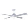 Ceiling Fan 4-Blade 1320mm White