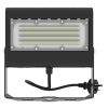 LED Flood Light 50W W/ Plug & Bracket Black finish White