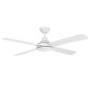 Link AC 1220mm 4 Blade Ceiling Fan Only Wht