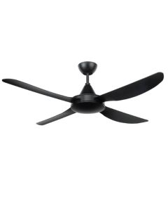 VECTOR DC 48 ABS CEILING FAN 18W LED CCT - MATT BLACK