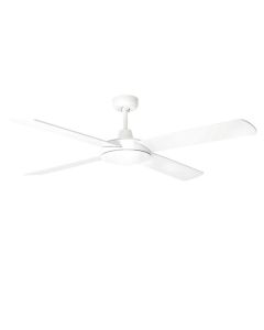Ceiling Fan 4Blade 1320mm 3Spd Wall Plywood White
